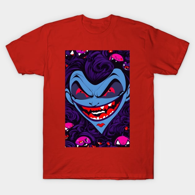 Kawaii Vampire cartoon T-Shirt by Spaceboyishere